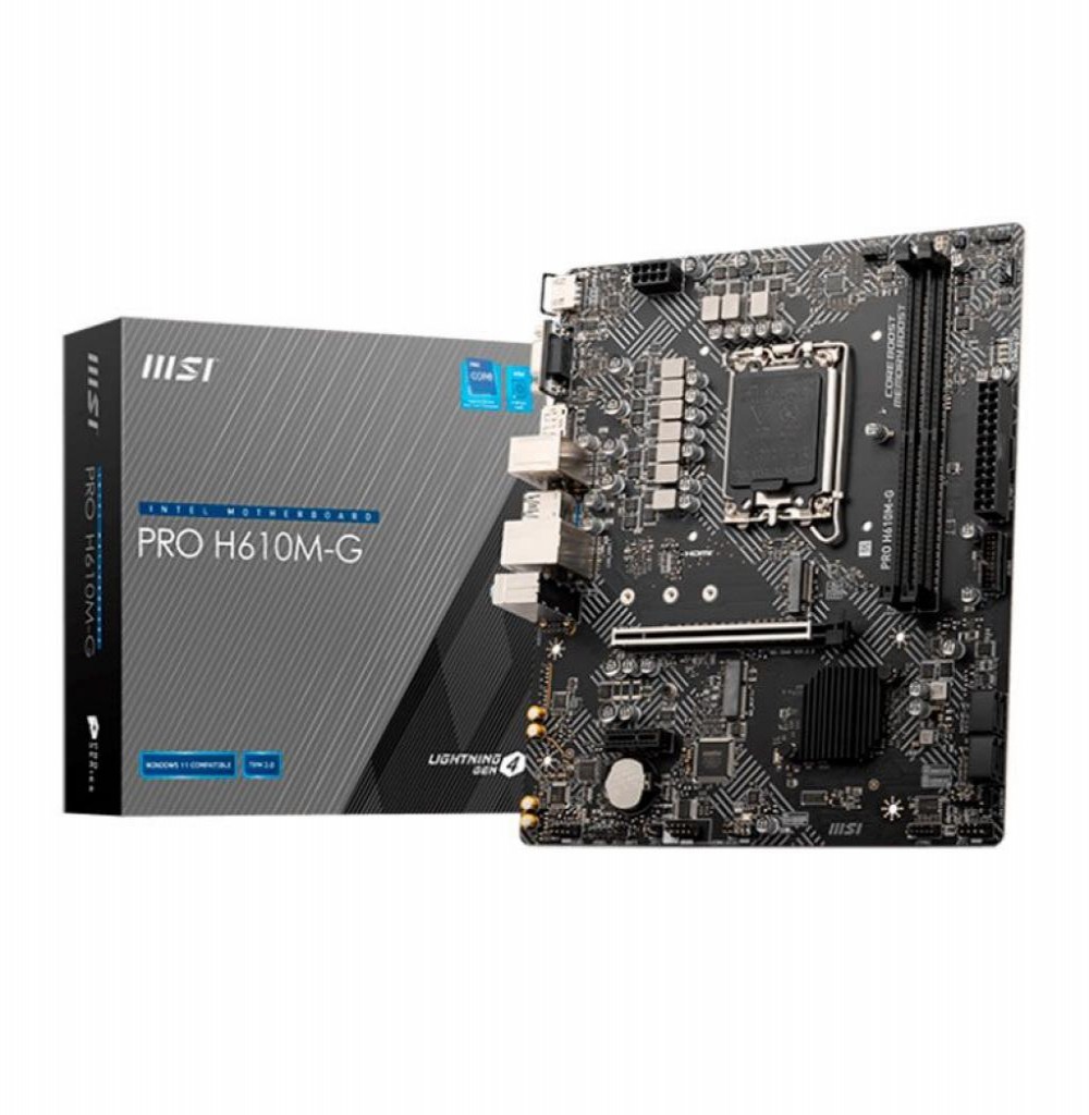 Placa Mãe Intel (1700) Msi H610M-G Pro DDR5