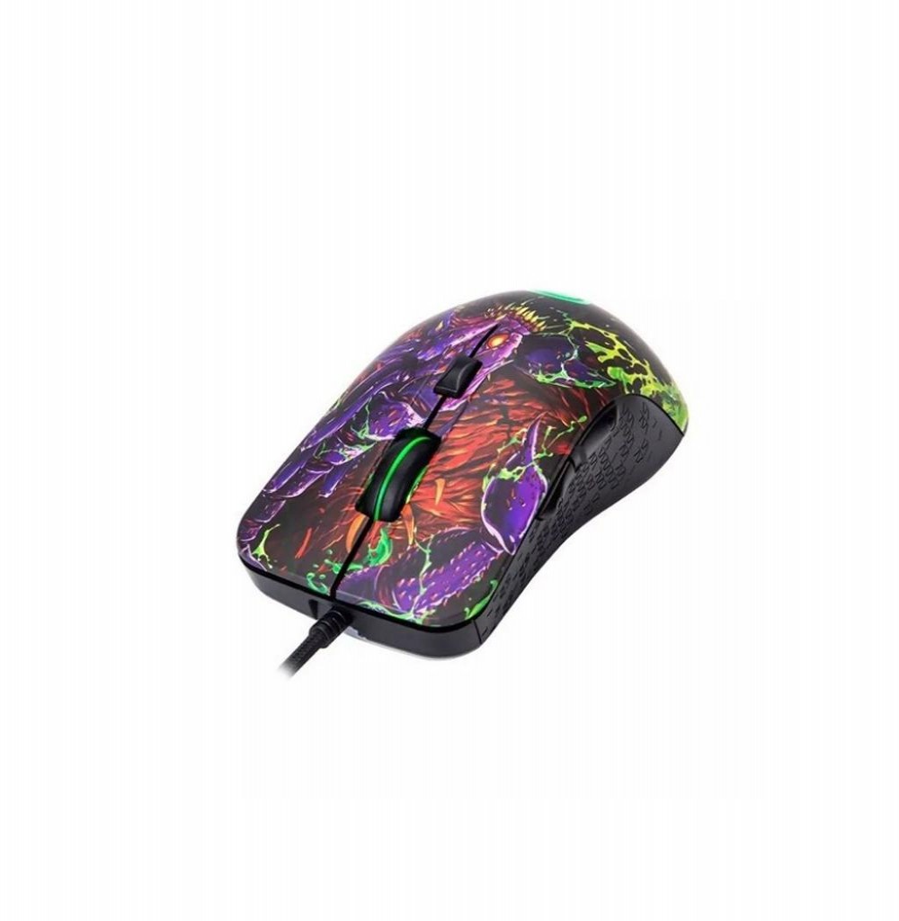 Mouse Gaming Marvo G932 Scorpion com fio + Mouse Pad G20 Preto/Vermelho