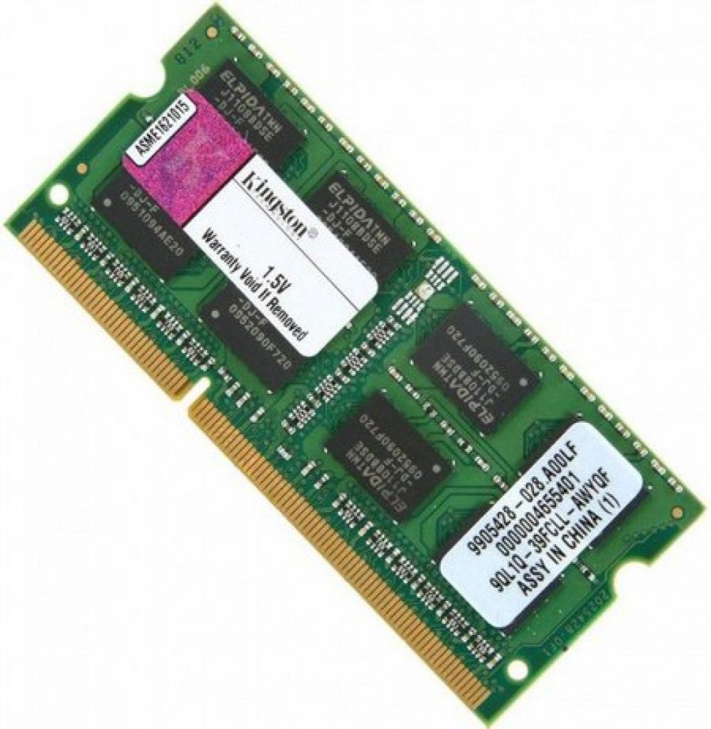 Memória Para Notebook DDR3 8GB 1333Mhz Kingston