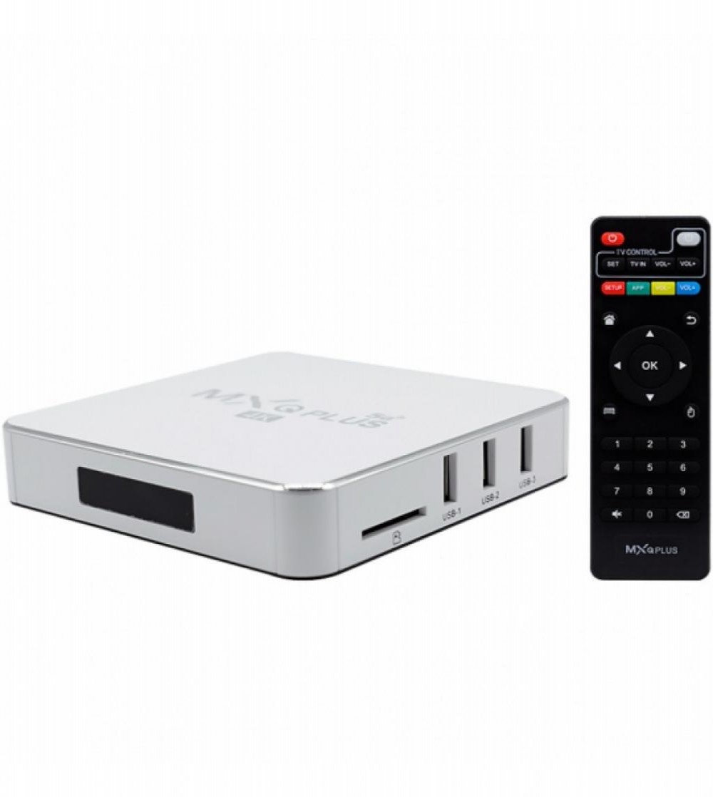 Receptor Digital Iptv MXQ Plus 8K 64+256 Silver