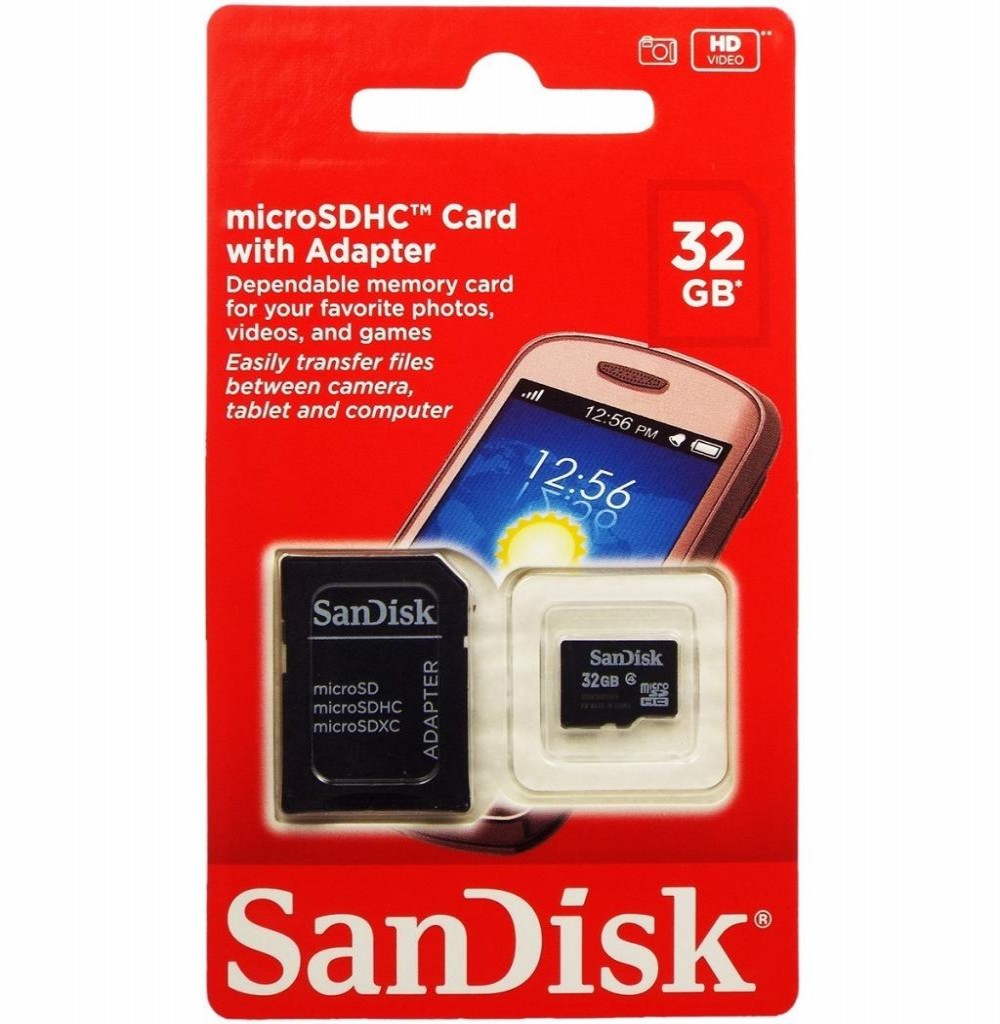 Cartão de Memória Micro 32GB SanDisk C4 