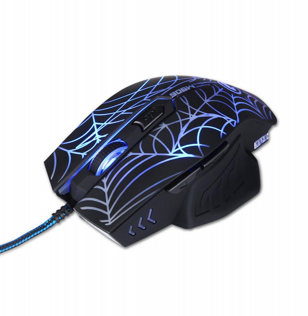 Mouse Marvo Gamer M306 Wired 6 Botões 2400 Dpi Led 7 Cores