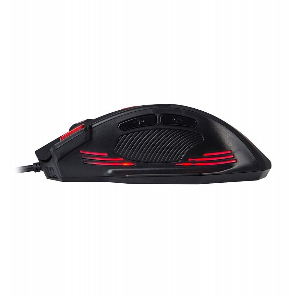 Mouse Gaming Marvo M420 Scorpion com fio USB Preto/Vermelho