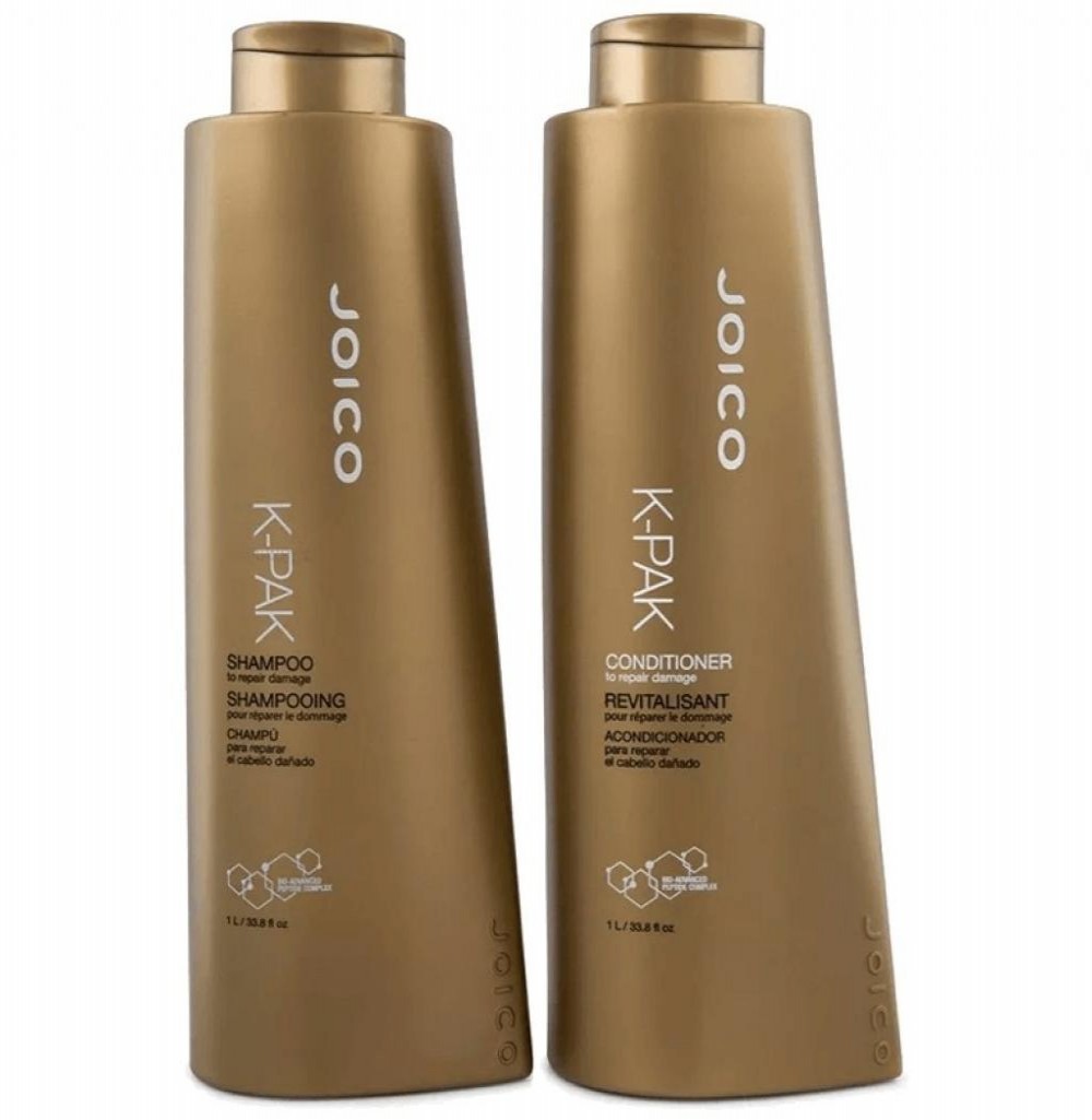 Kit Shampoo + Condicionador Joico K-Pak Repair 1 L