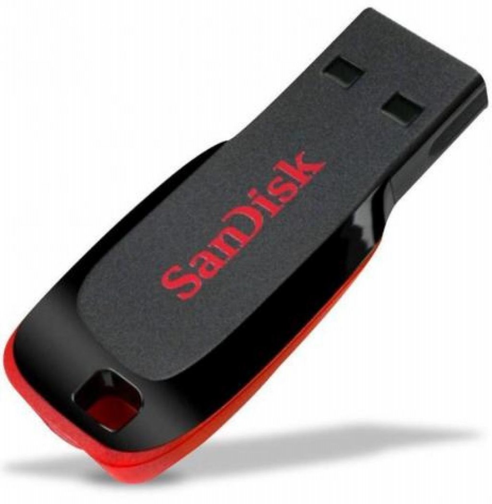 PenDrive 32GB SanDisk Z50 Preto Com Vermelho
