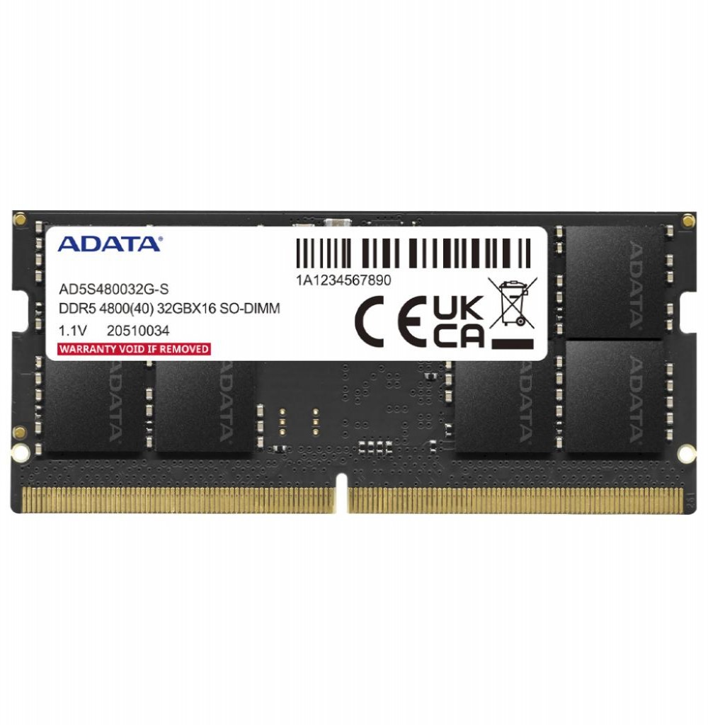 Memória Para Notebook DDR5 32GB 4800 Adata AD5S480032G-S