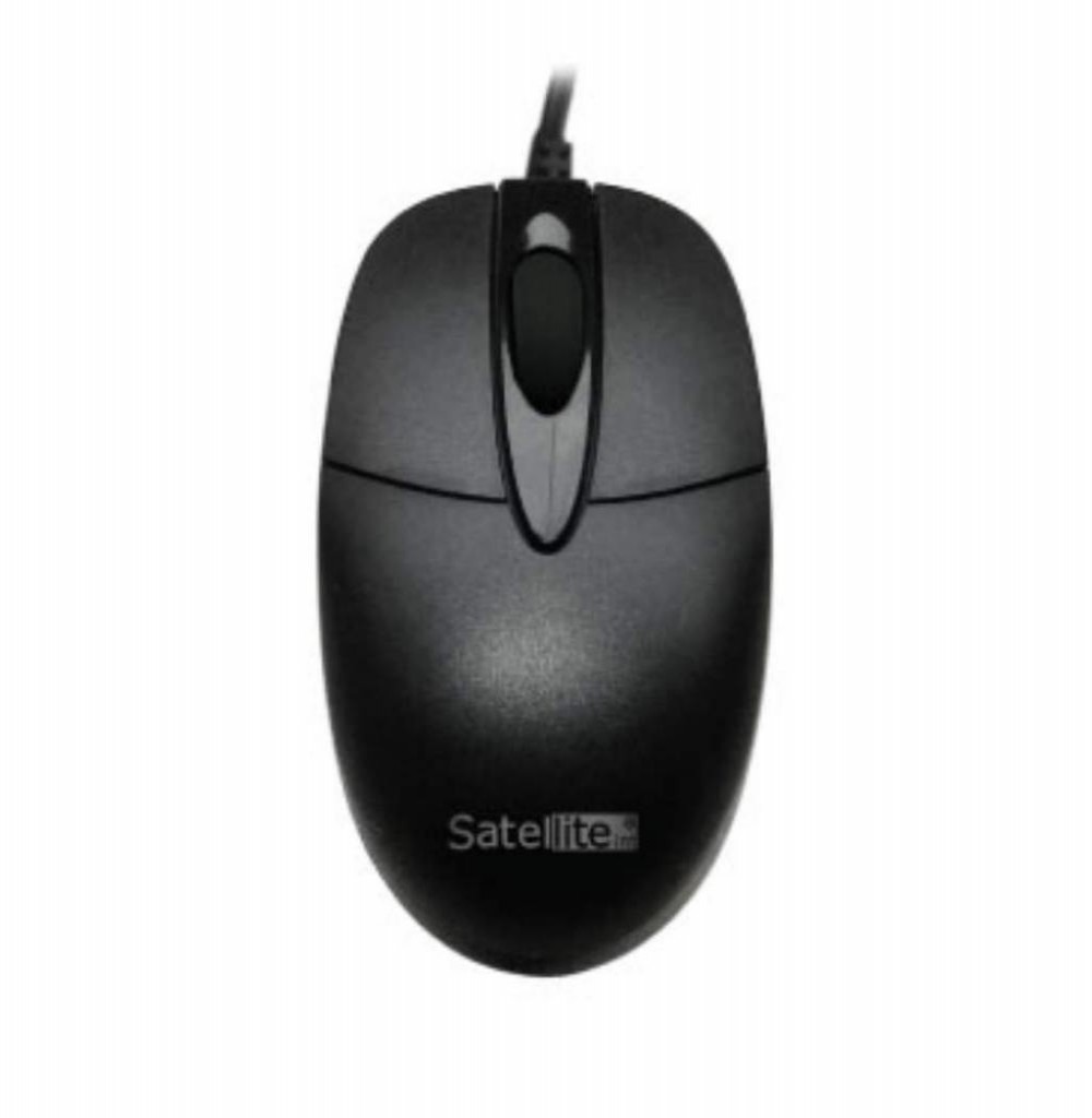 Mouse Ótico Satellite A-32 USB 1200 CPI - Preto