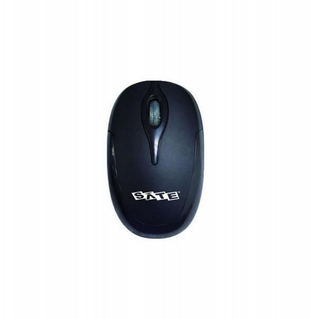 Mouse Óptico Satellite A-39 USB de 1200 CPI - Preto