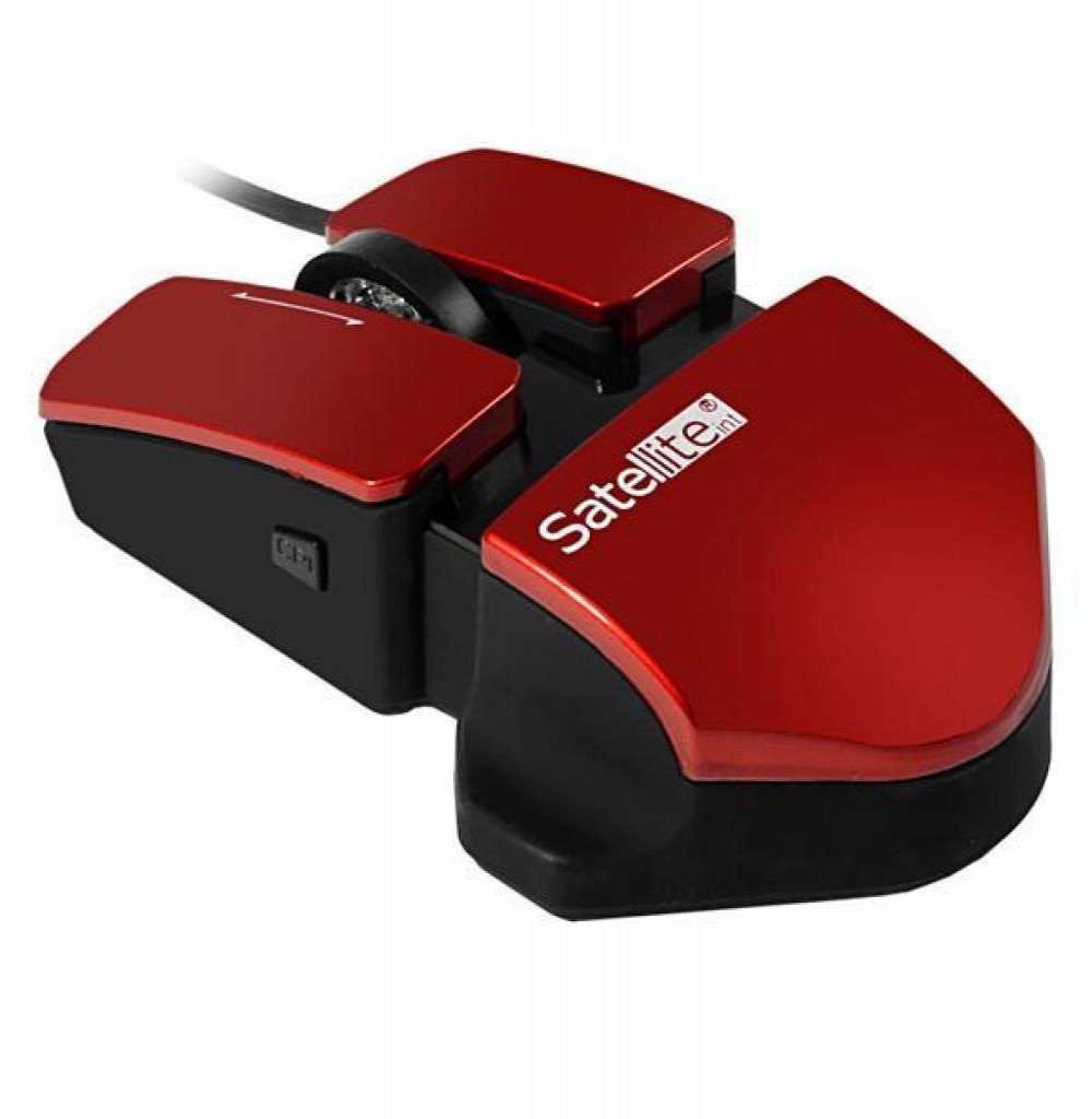 Mouse Satellite Wired Optical A-50 Vermelho