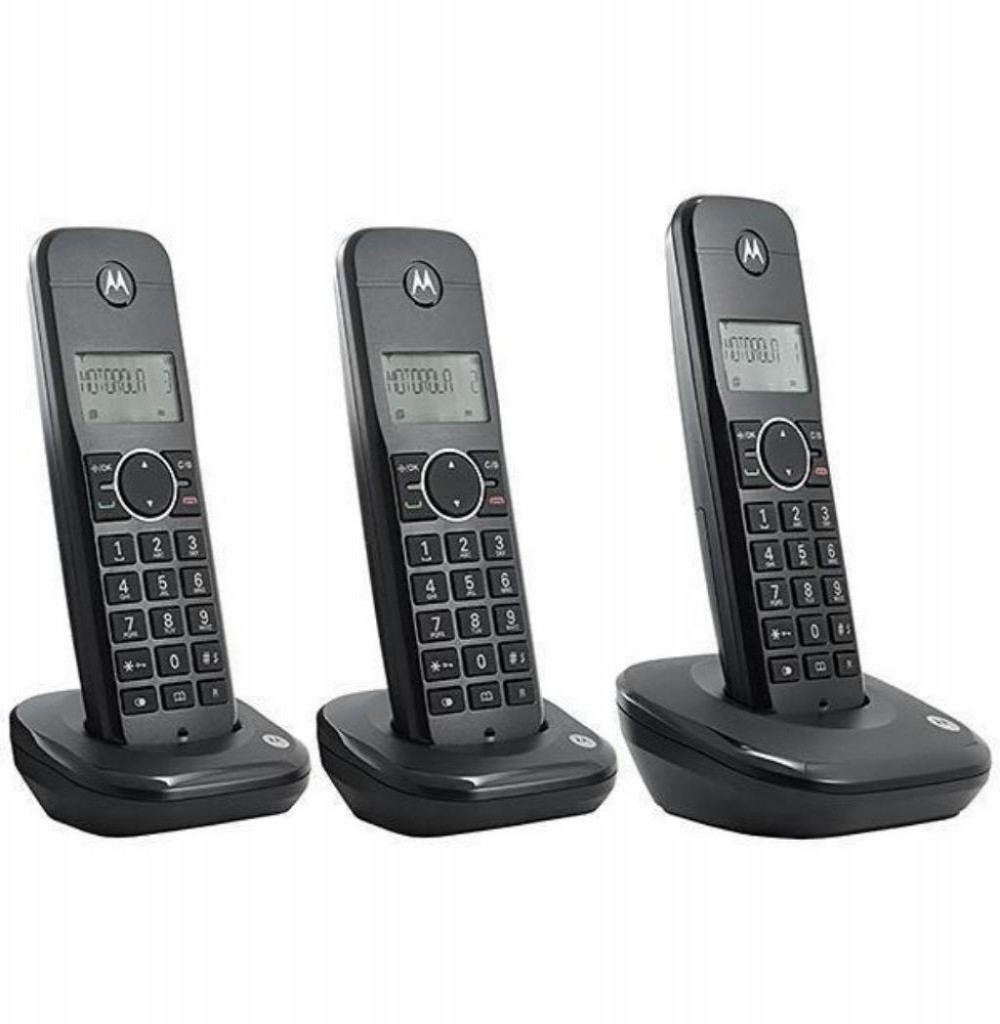 Telefone Motorola 500ID 3 Base Com Bina Bivolt