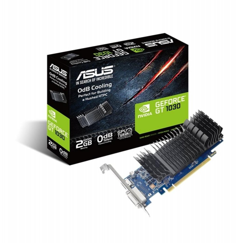 Placa de Vídeo Asus GT1030-SL-2G-BRK DDR5 EXP. GF-GT1030  2GB