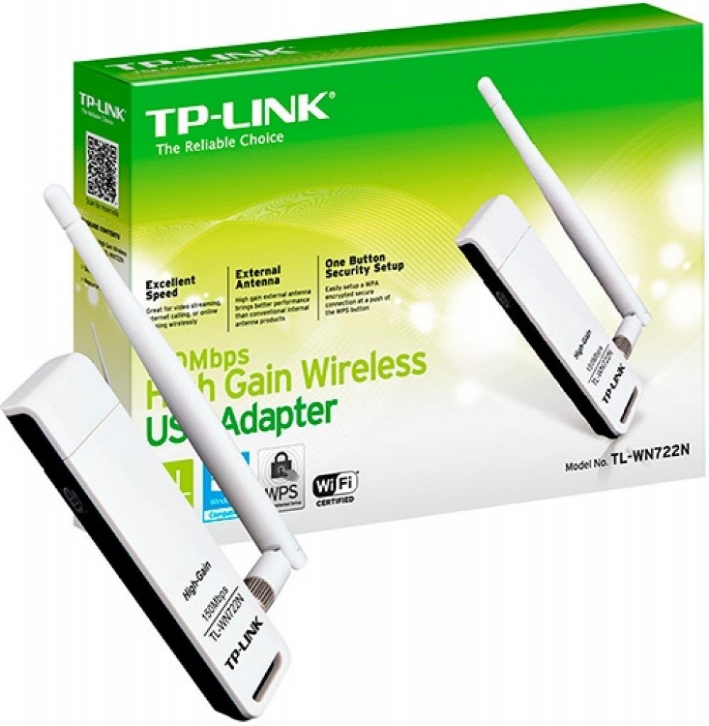 Roteador Wifi USB Tp-Link TL-WN722N 150Mbps 1 Antena