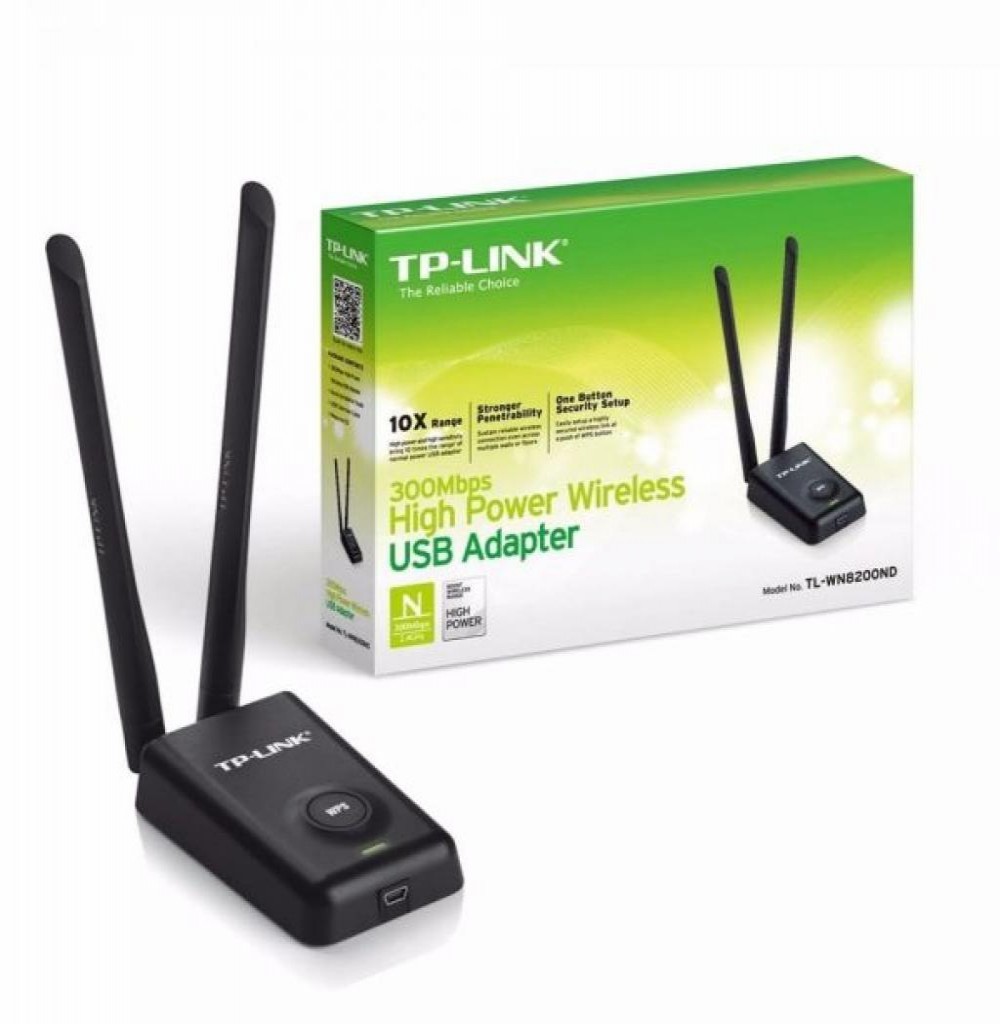 Roteador Wifi USB Tp-Link TL-WN8200ND 300Mbps 2 Antenas
