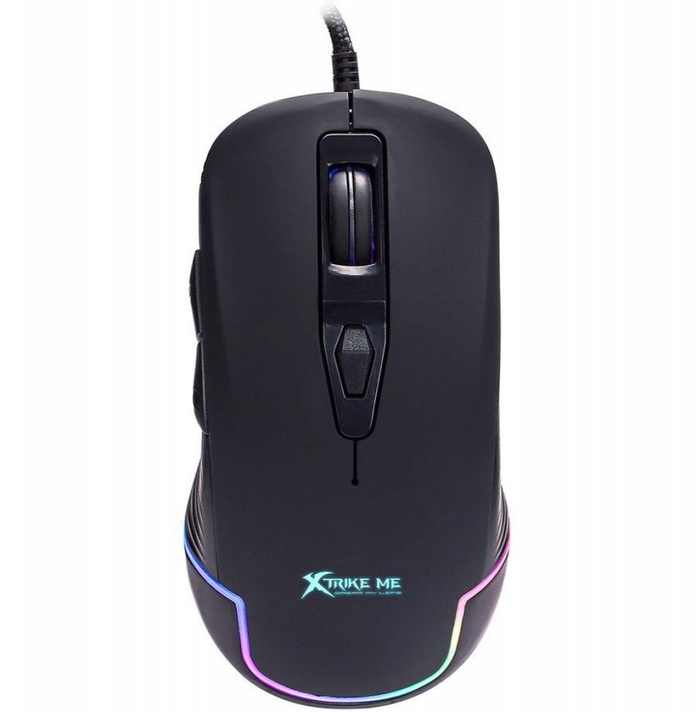 Mouse Xtrike-Me Gamer/Gaming Progamavel GM-406G RGB - Preto