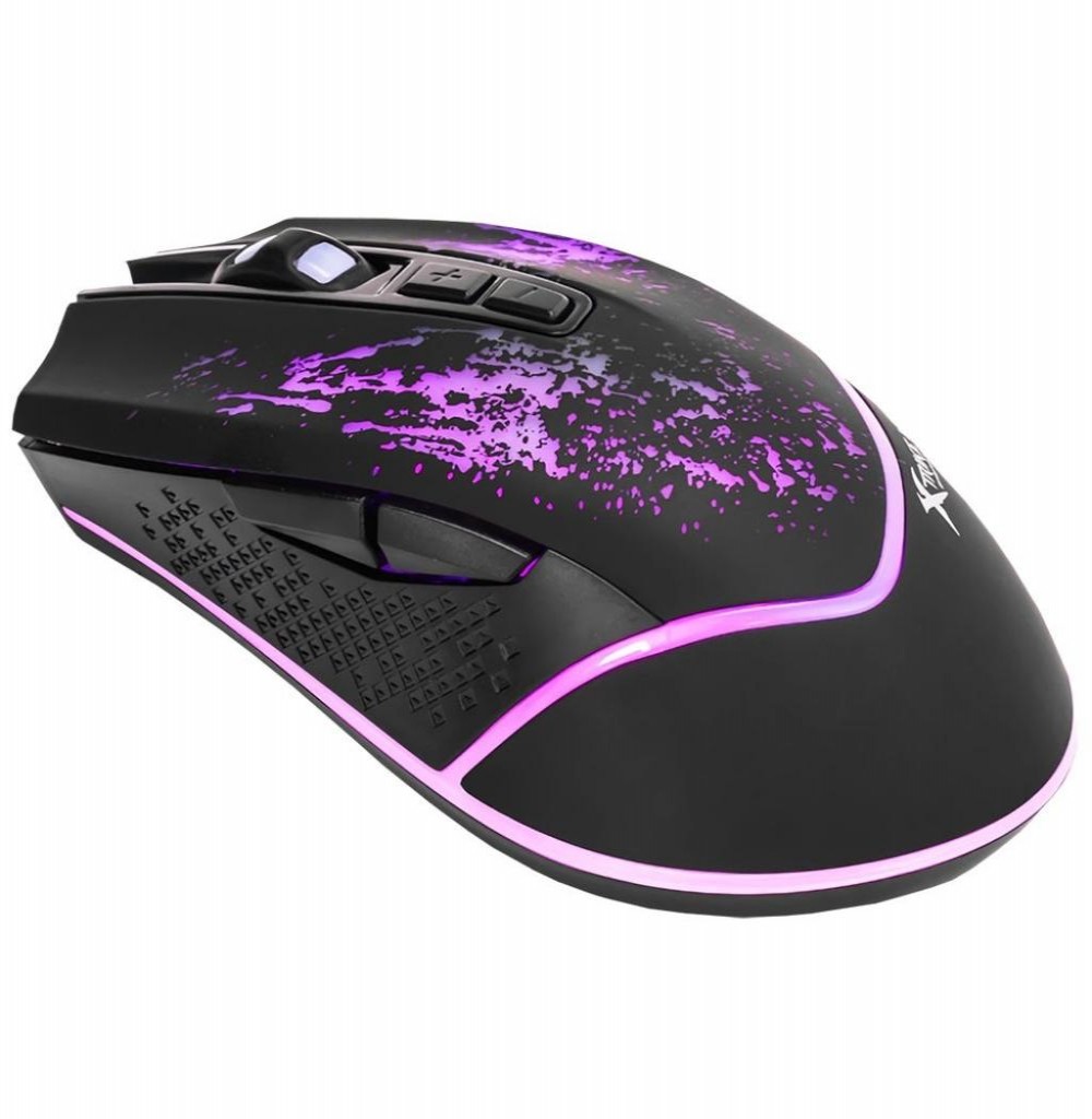 Mouse Xtrike-Me Gamer/Gaming Optical GM-502 Luminoso - Preto