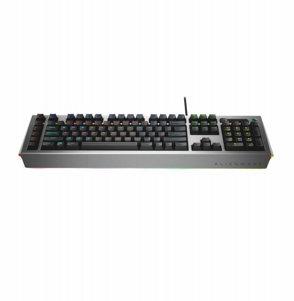 Teclado com Fio Dell Alienware Pro Gamer AW768 - Preto/Prata (Inglês)