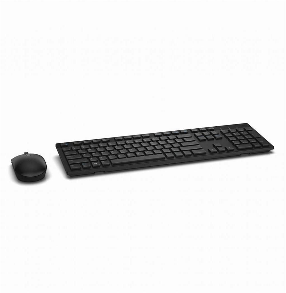 Kit Teclado E Mouse Wireless Dell Km636 Preto