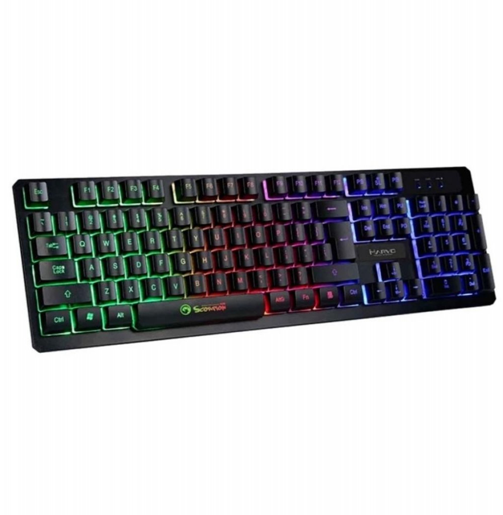 Teclado com fio Gaming Marvo Scorpion K616 Preto (Inglês)