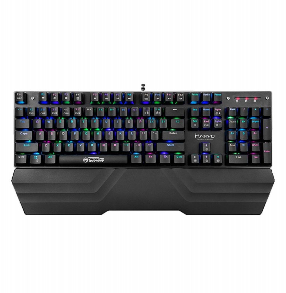 Teclado com fio Gaming Marvo Scorpion KG925G Preto (Inglês)