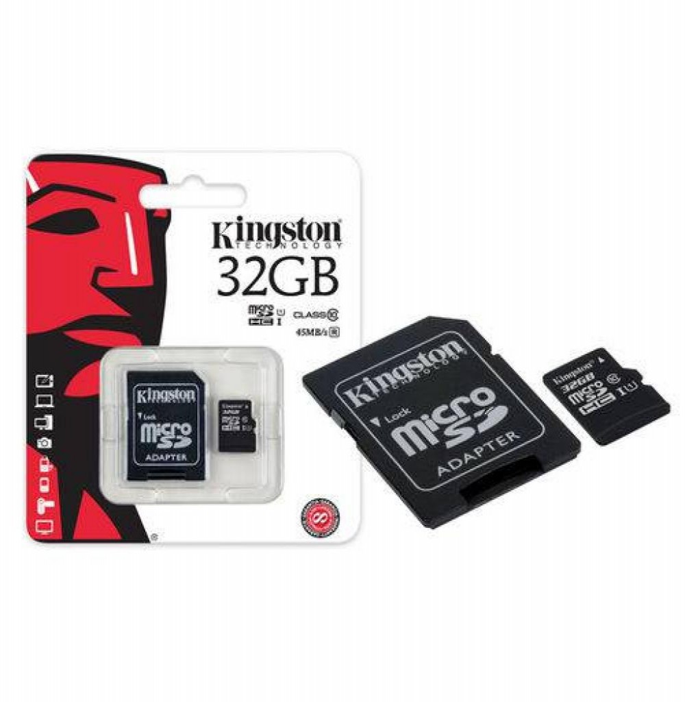 Cartão de Memória Micro SD 128 Gb Kingston Classe 10 80Mbp/s