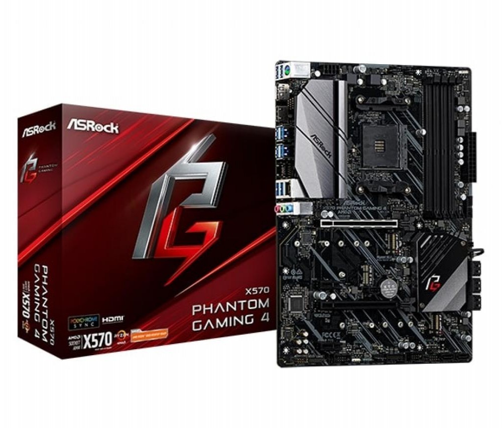 Placa-Mãe AMD (AM4) AsRock X570 Phantom Gaming 4