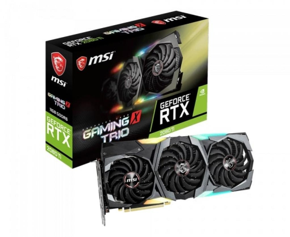 Placa de Vídeo 11GB EXP. GF-RTX2080TI MSI Gaming X Trio