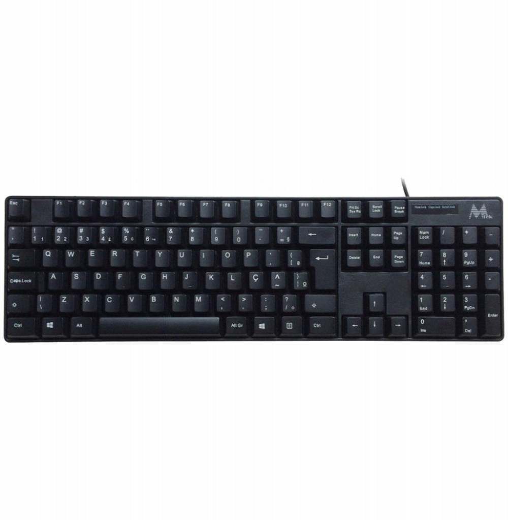 Teclado Mtek KP928 USB - Espanhol - Preto