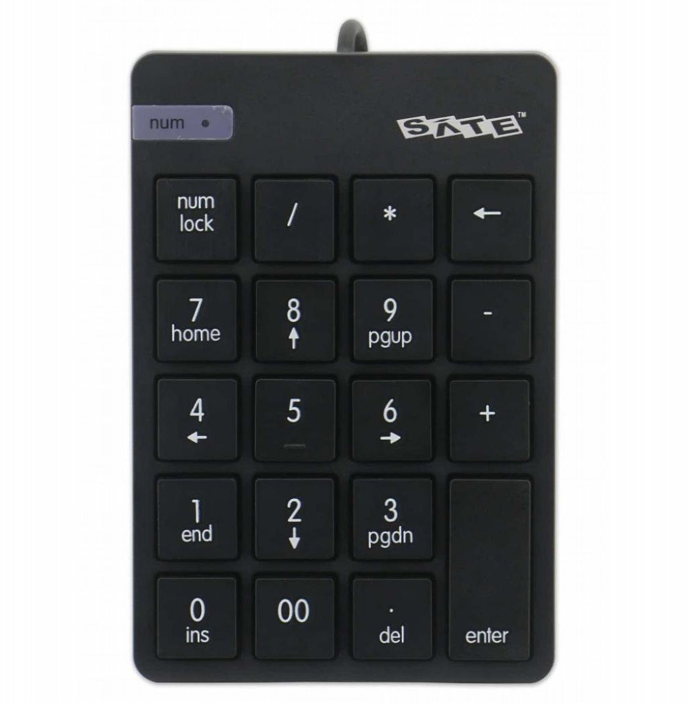 Teclado Numerico Satellite AK-181 USB Preto