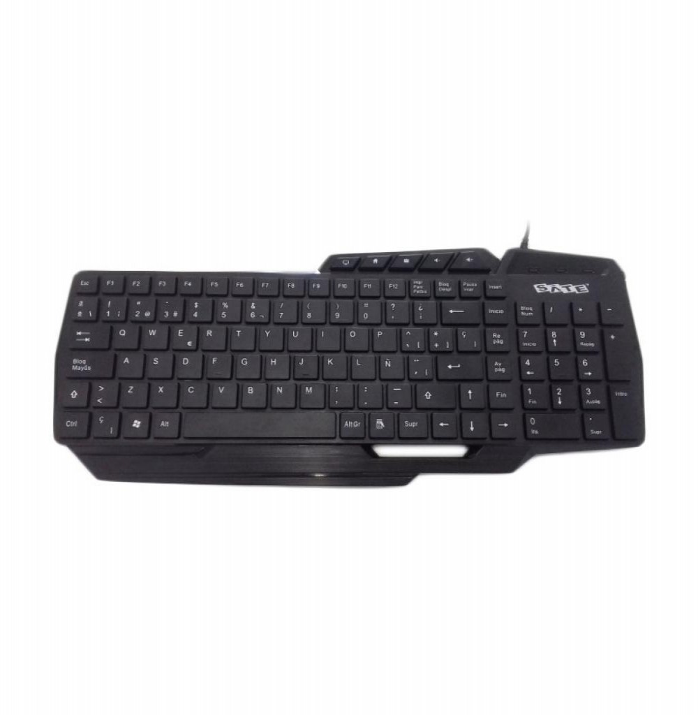 Teclado Satellite AK-835 USB Espanhol- Preto