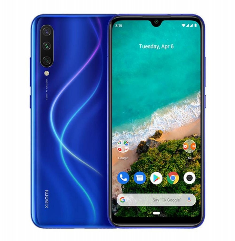 Celular Xiaomi MI A3 64GB Dual Azul