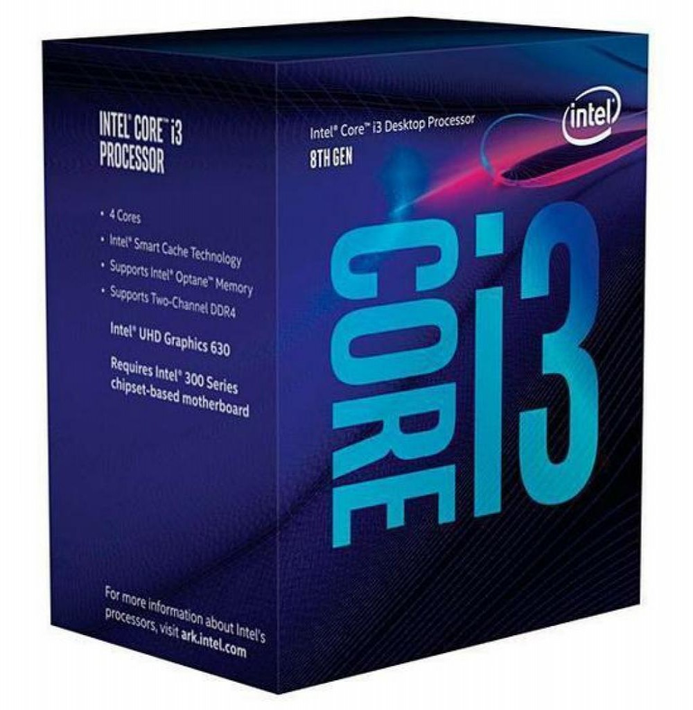 Processador Intel Core I3 8100 3.60GHZ 6MB 1151 8 Geração