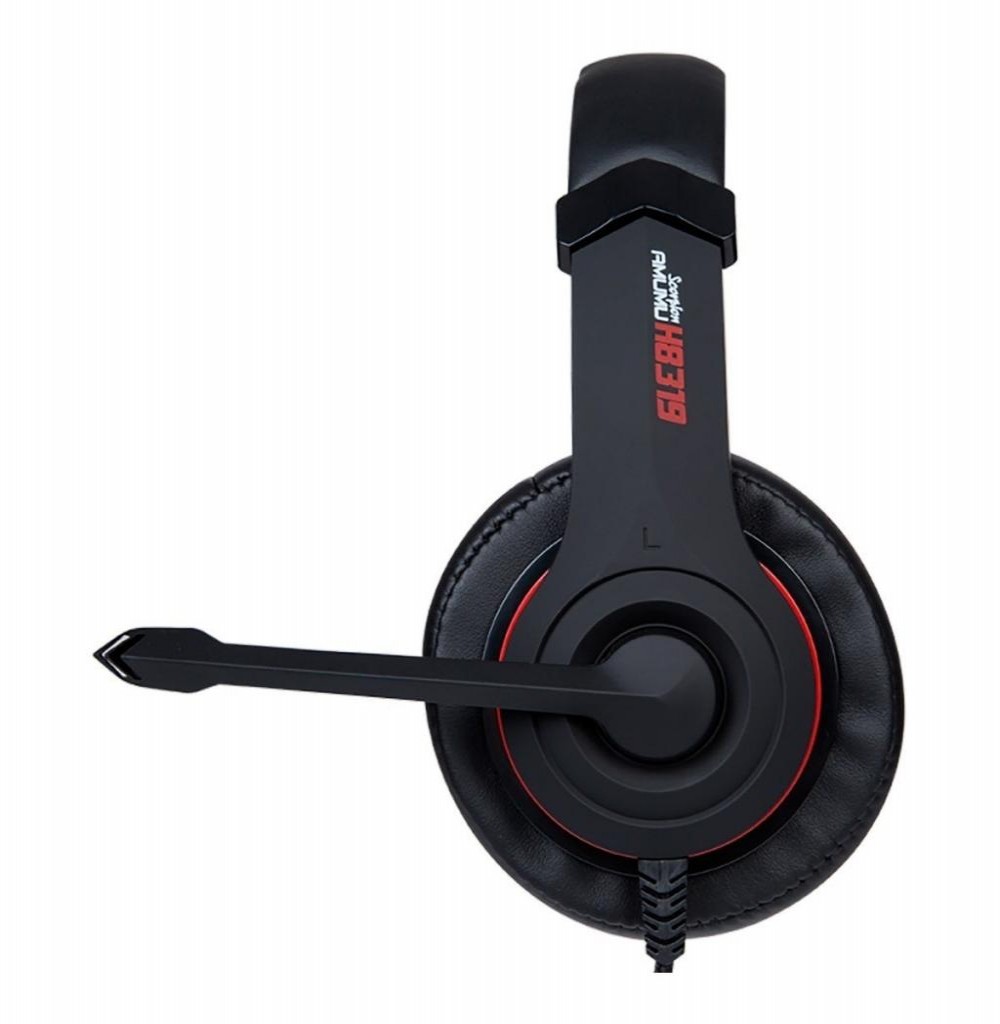 Headset para Jogos Marvo Scorpion H8319 Preto/Vermelho