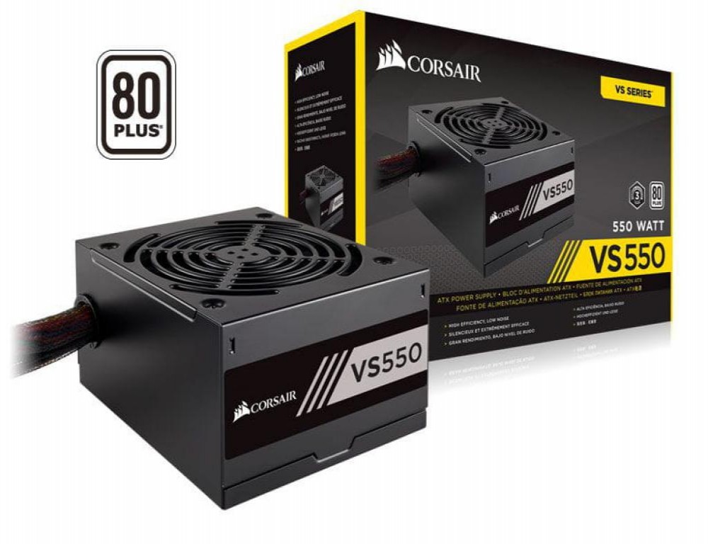 Fonte 550W Corsair VS550