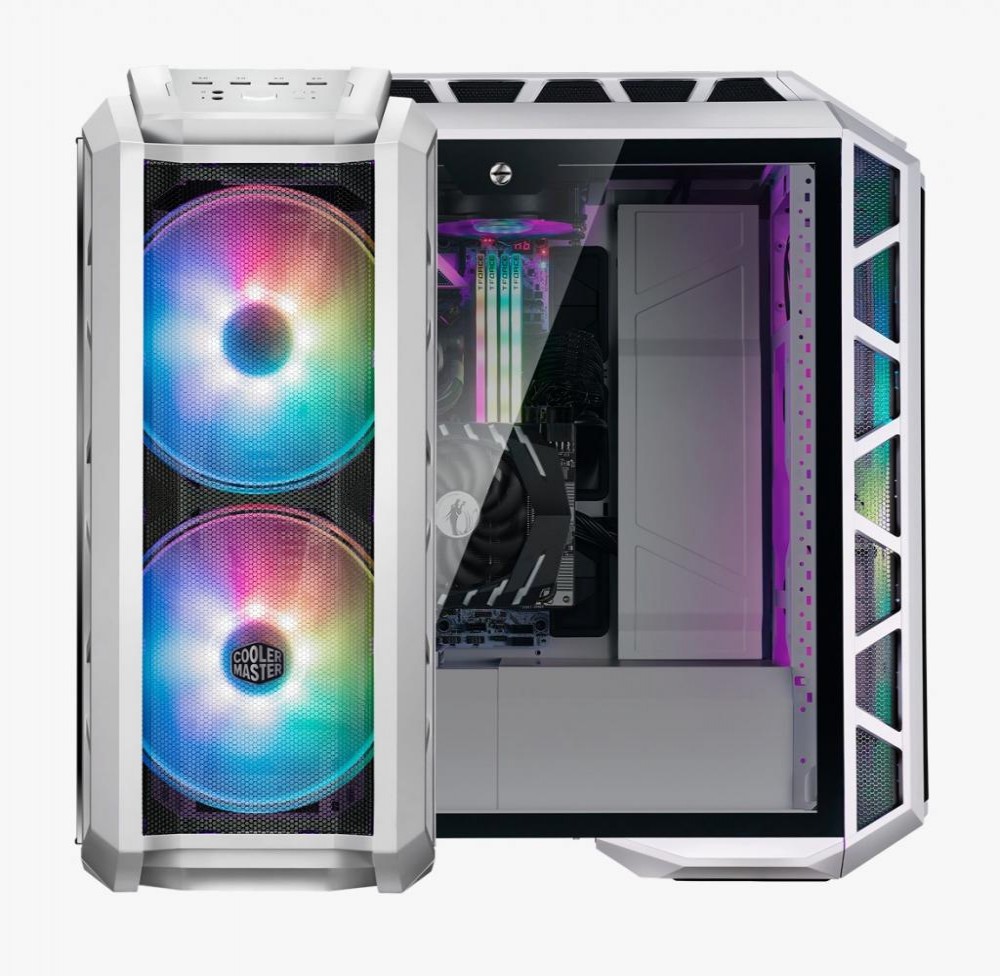 Gabinete Cooler Master MasterCase H500P GunMetal White MCM-H500P-WGNN