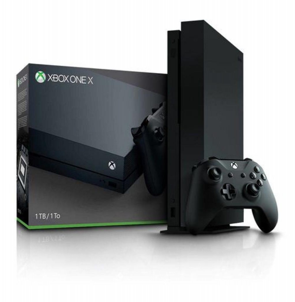 Console Microsoft XBox One X 1TB 4K Preto