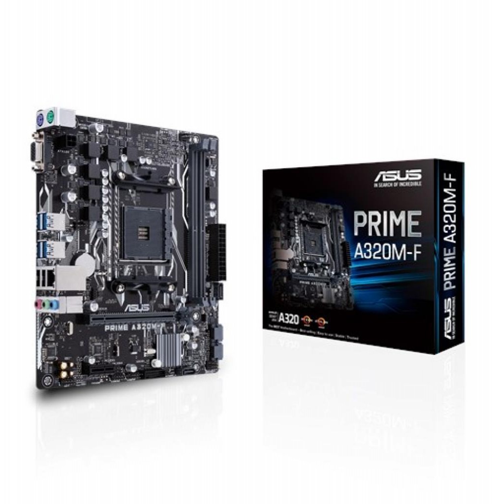 Placa-Mãe AMD (AM4) Asus A320M-F Prime