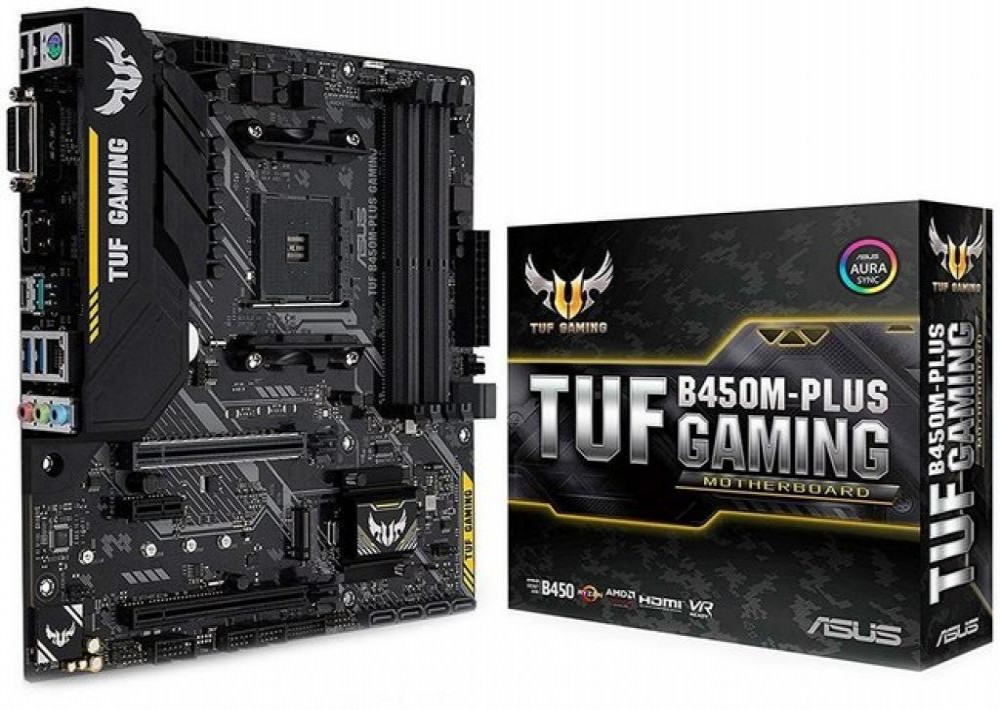 Placa-Mãe AMD (AM4) Asus B450M-PLUS TUF Gaming