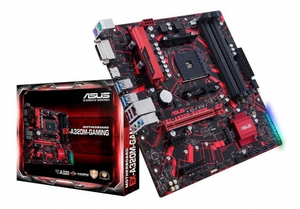 Placa Mae AMD AM4 Asus EX A320M Gaming Asus
