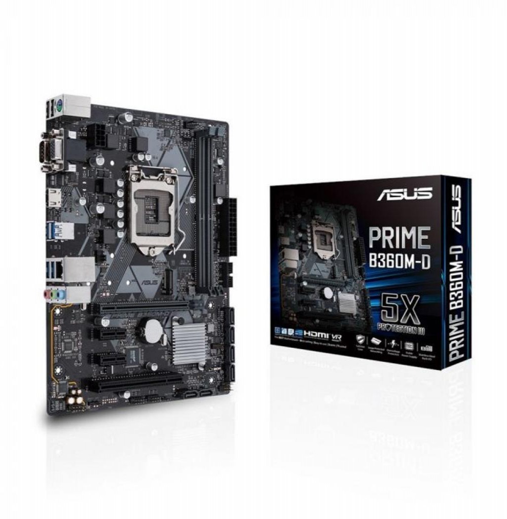 Placa-Mãe Intel (1151) Asus B360M-D Prime
