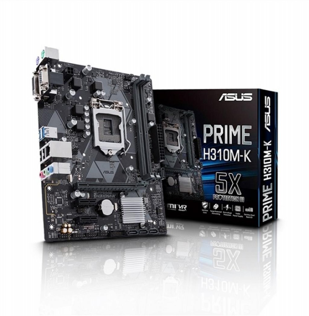 Placa-Mãe Intel (1151) Asus H310M-K R2.0 Prime