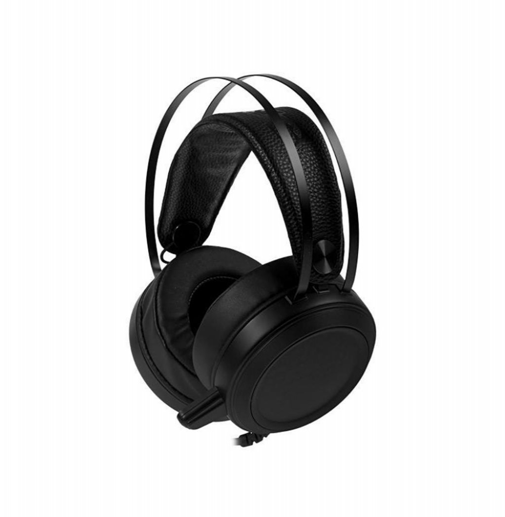 Headset Satellite AE-330 com Microfone Retrátil - Preto