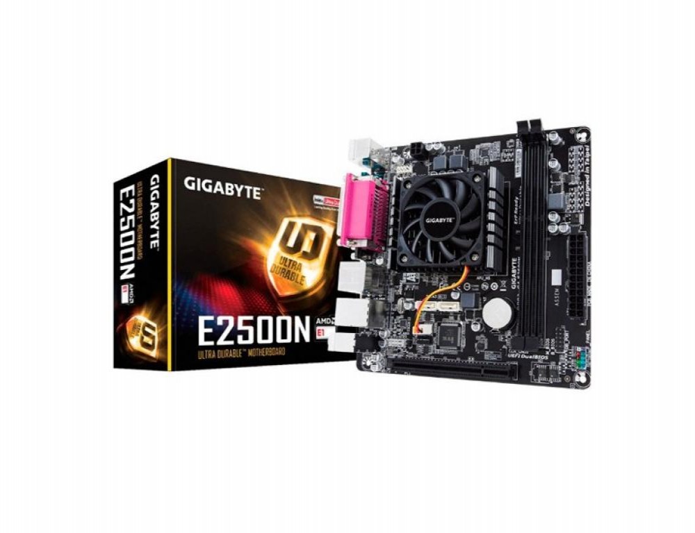 Placa-Mãe + CPU Gigabyte E2500N AMD 1.4