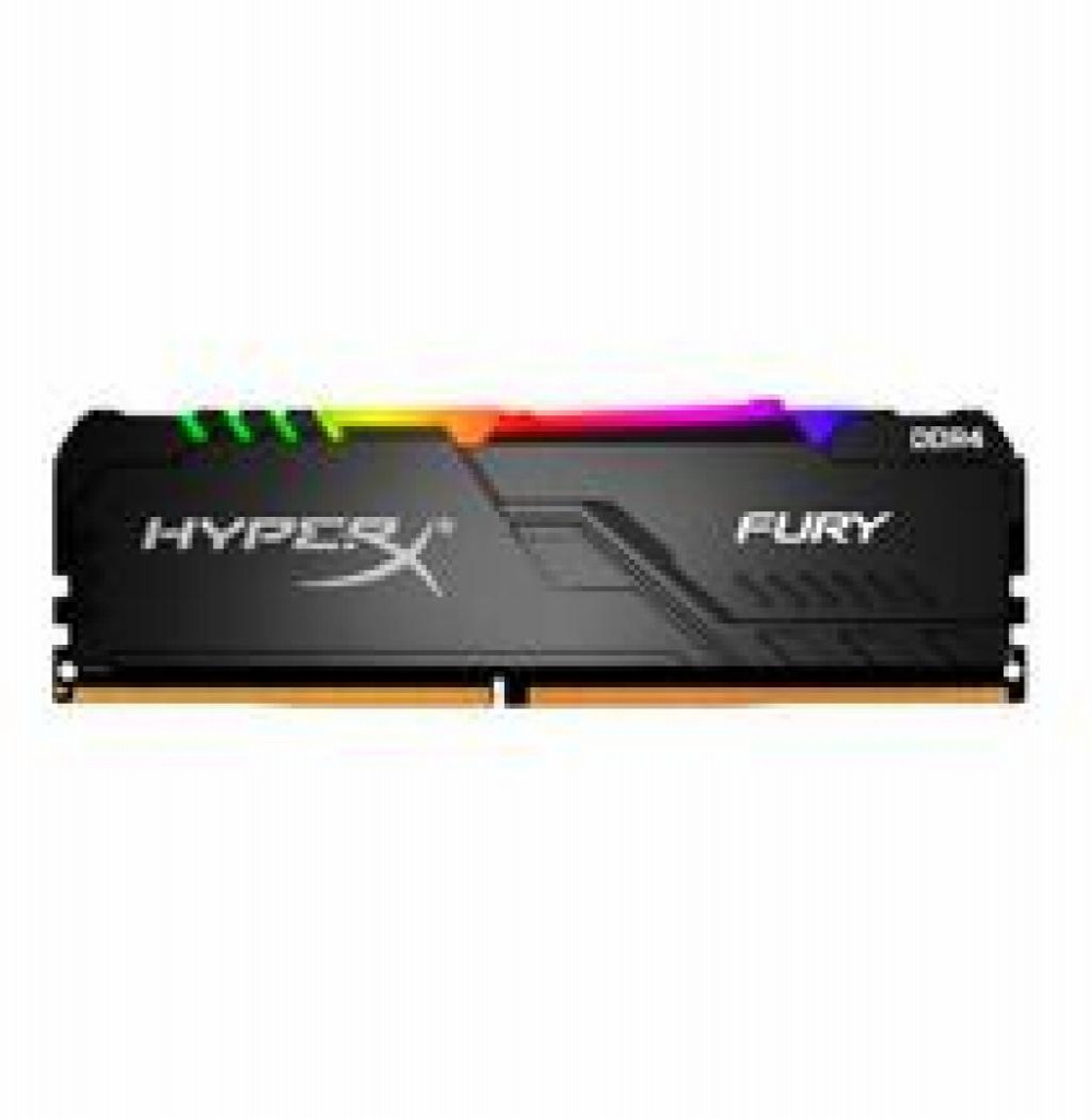 Memória DDR4 16GB 3000 Kingston HyperX Fury RGB