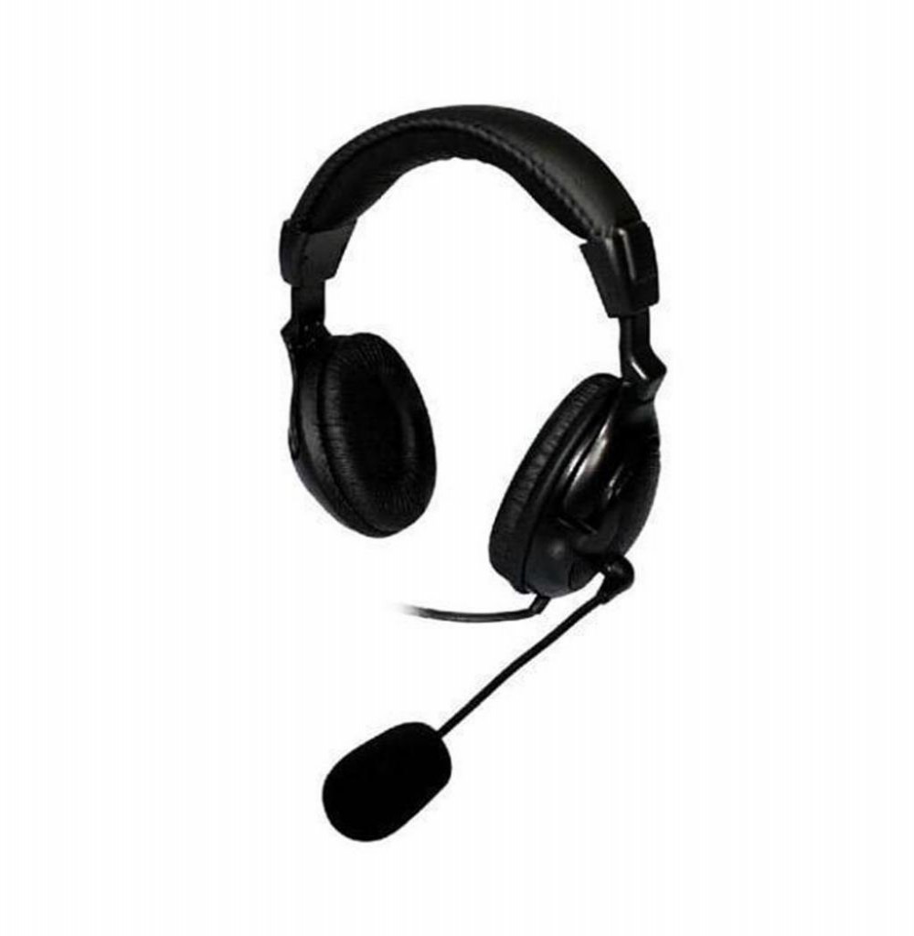 Headset Satellite AE-820 com Microfone Omnidirecional - Preto