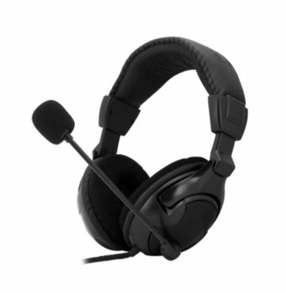 Headset Satellite AE-820 com Microfone Omnidirecional - Preto