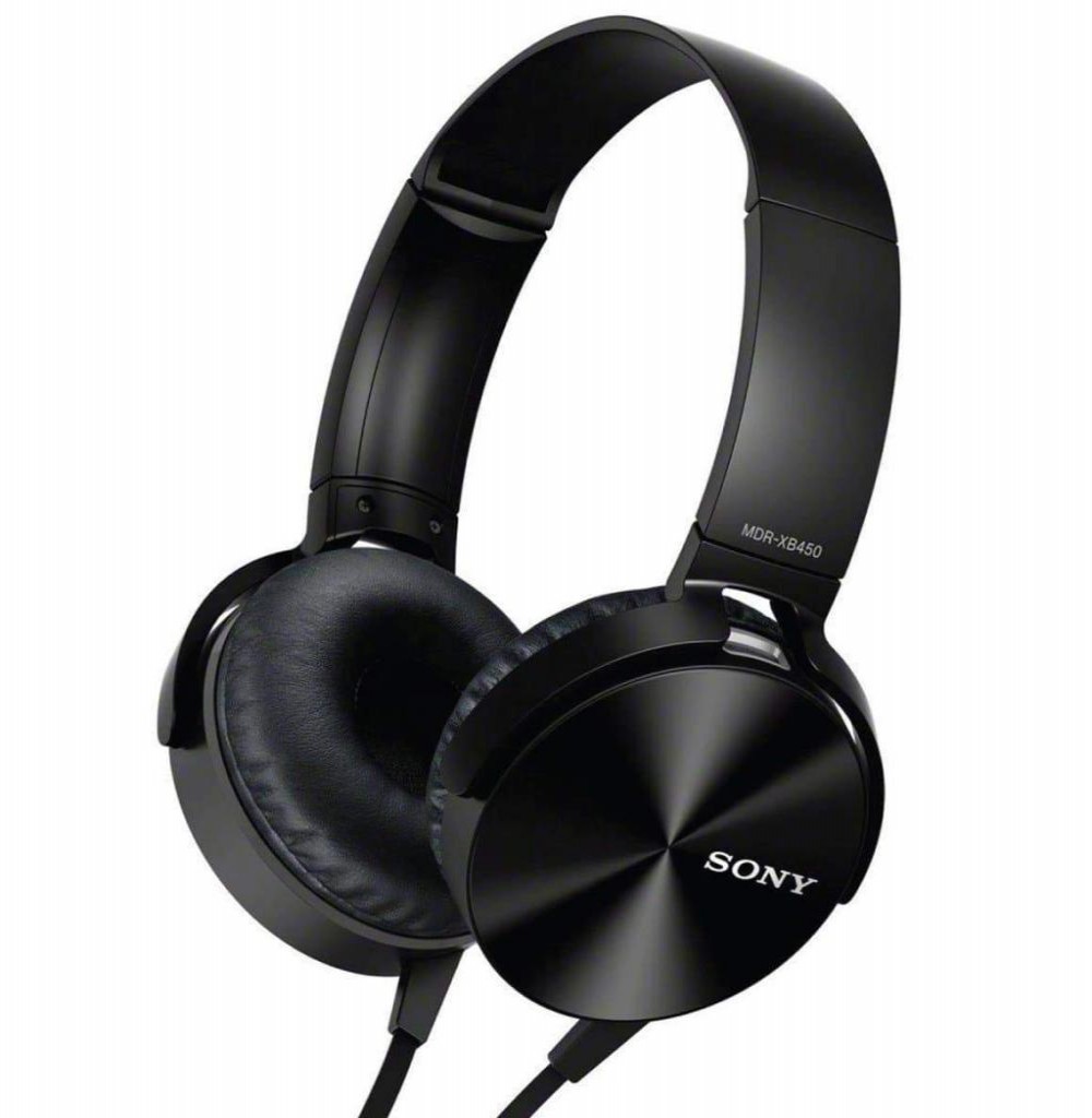 Fone de Ouvido Sony MDR-ZX110/BC com Protetores Giratórios - Preto