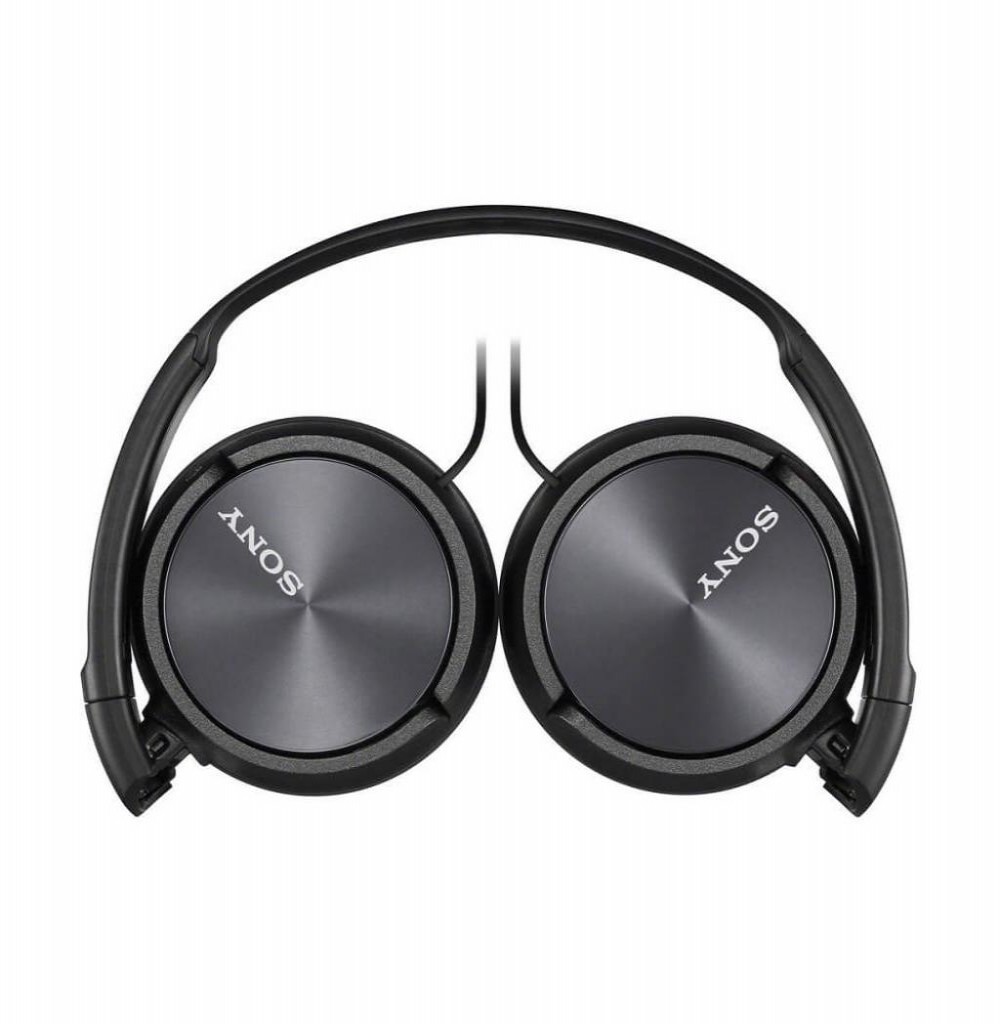 Fone de Ouvido Sony MDR-ZX110/BC com Protetores Giratórios - Preto