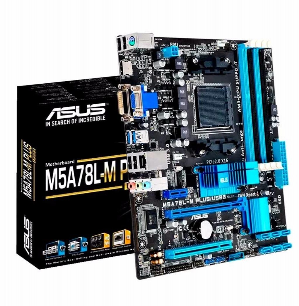 Placa Mãe Asus M5A78L-M Plus Socket AM3+ até 4 DDR3