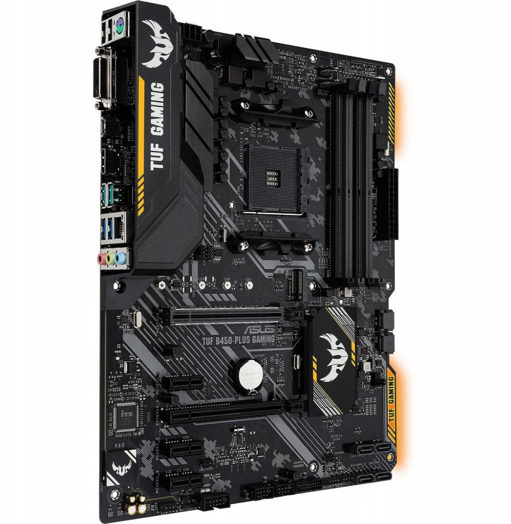 Placa Mãe Asus AM4 B450-Plus Tuf Gaming HDMI/DVI/USB3.1