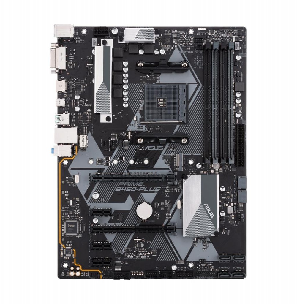 Placa Mãe Asus Prime B450-Plus AM4/4xDDR4/1xM.2/HDMI/DVI-D/SATA